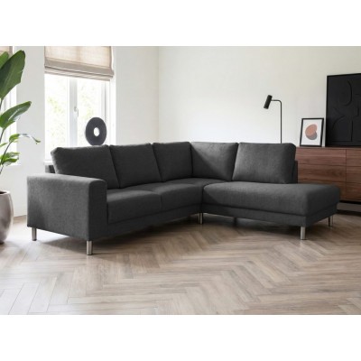 Minkštas kampas GAMMA-OE (Hygge Black-99) D NAUJIENA